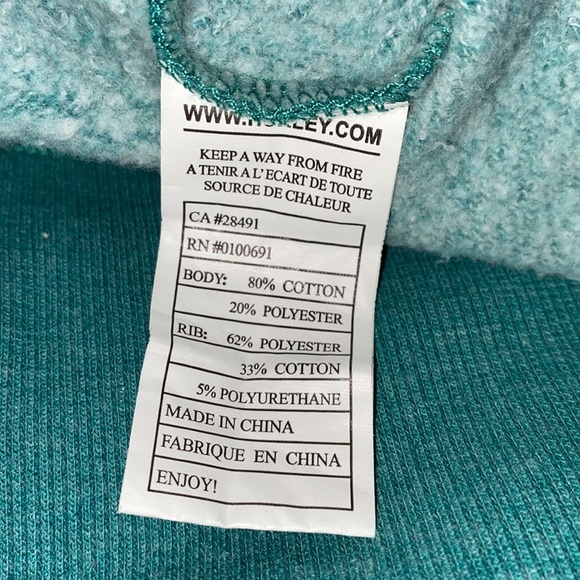 Hurley | Woman’s Tunic Length Hoodie - Size Small - Picture 5 of 5